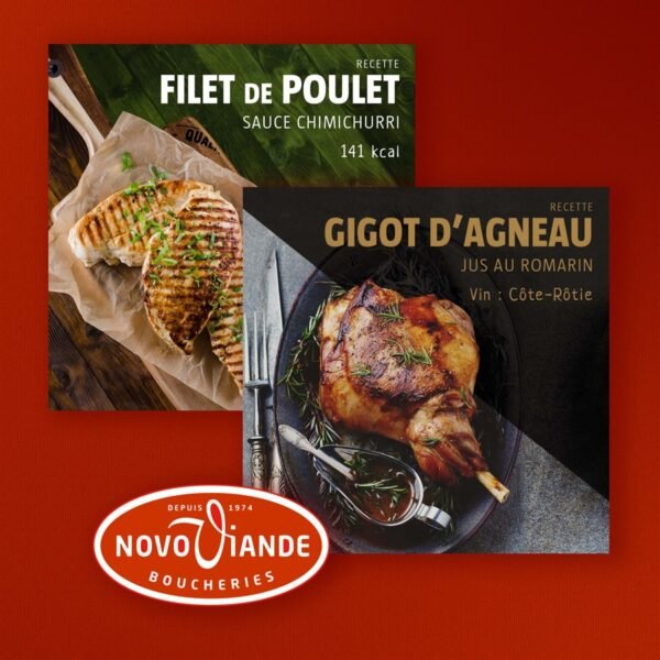 portfolio novoviande réseaux sociaux