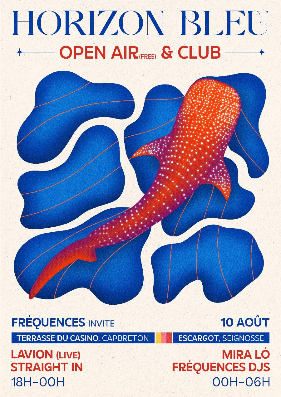 fréquences hossegor illustration graphiste capbreton