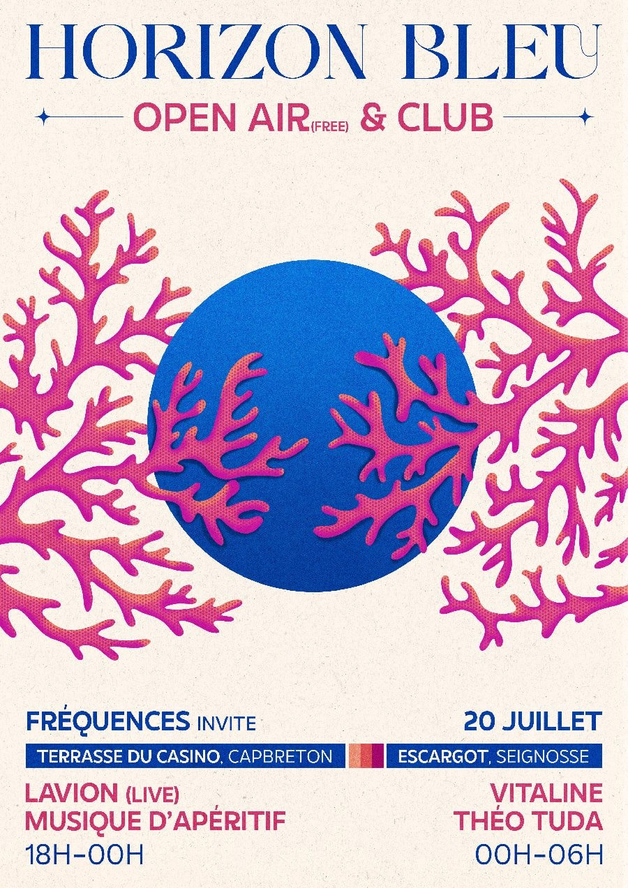 fréquences hossegor illustration graphiste seignosse