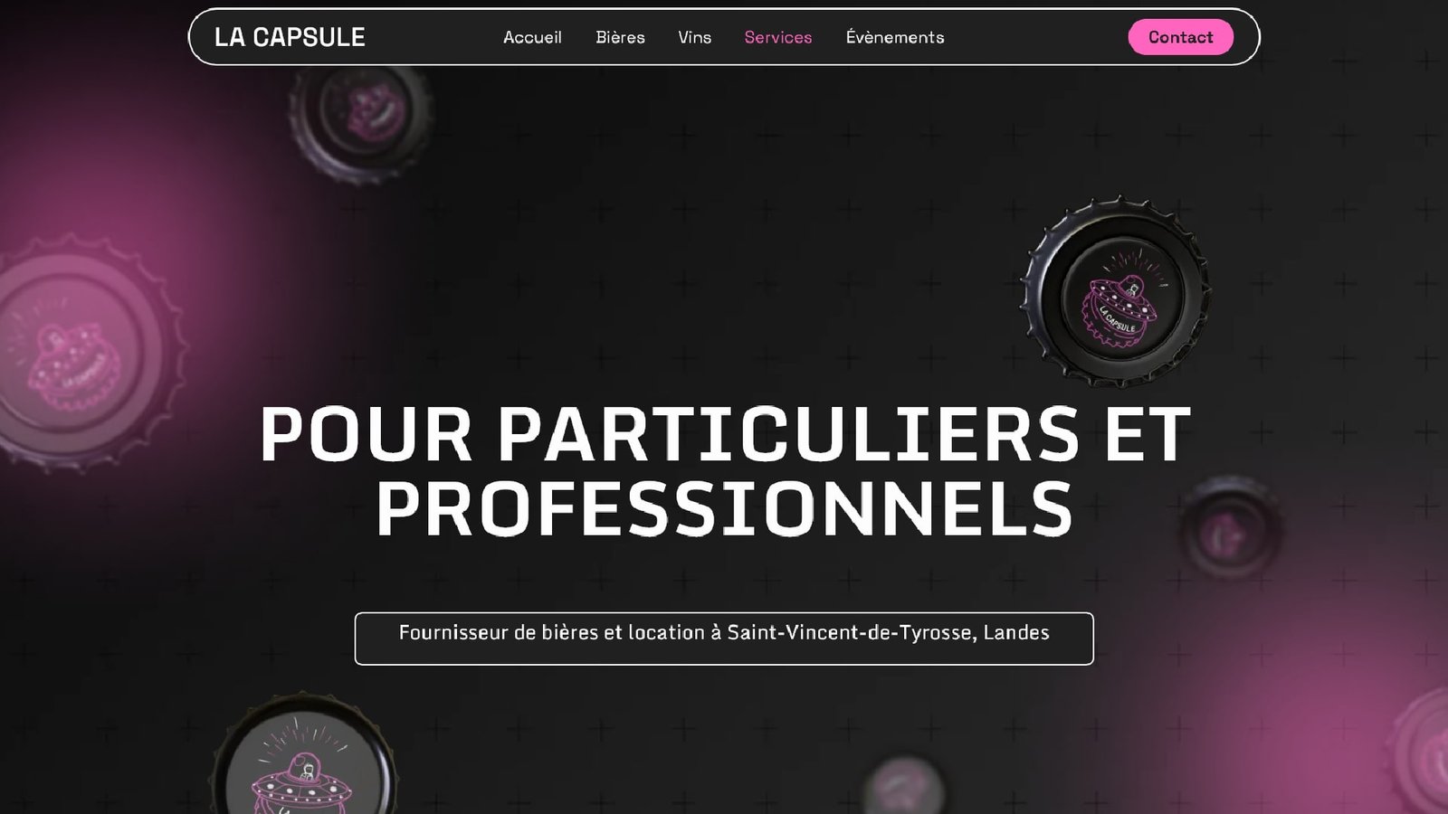 la capsule site internet landes capbreton