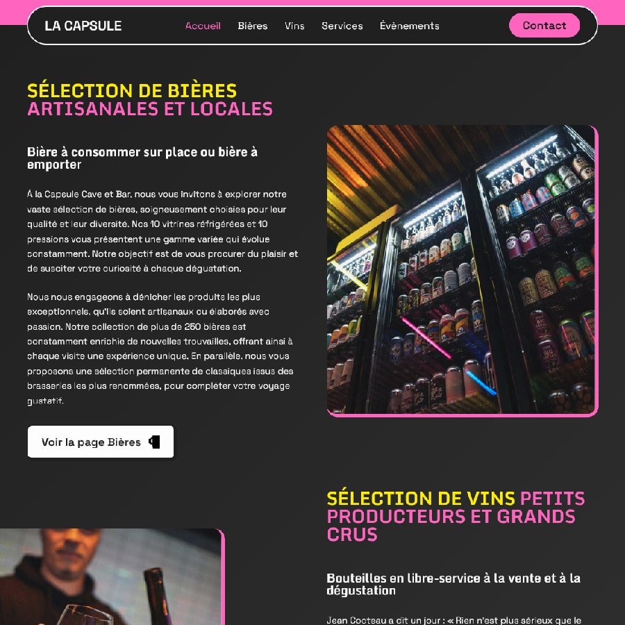 la capsule site internet landes seignosse