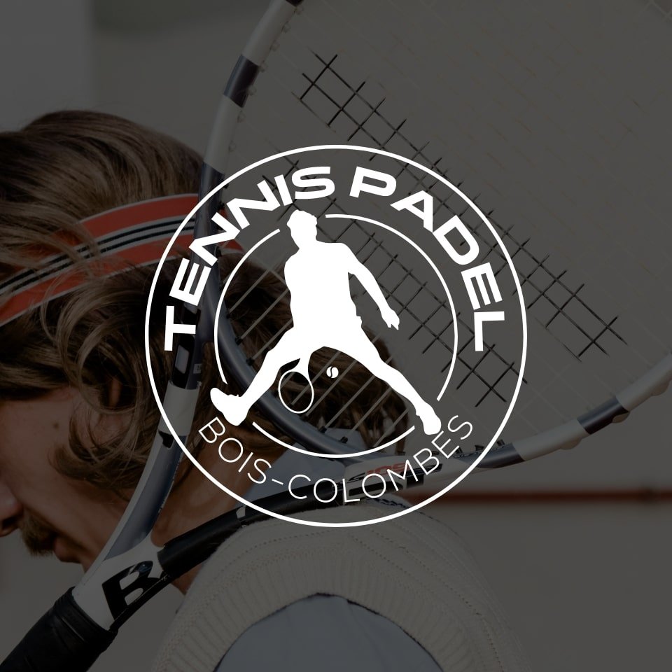 Création de logo pour le Tennis Padel de Bois-Colombes