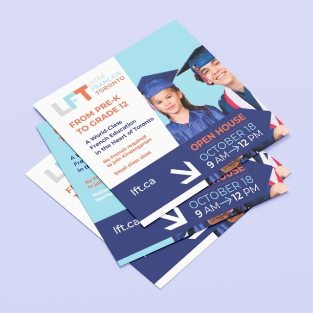 Visuels réseaux sociaux pour le Lycée Français de Toronto