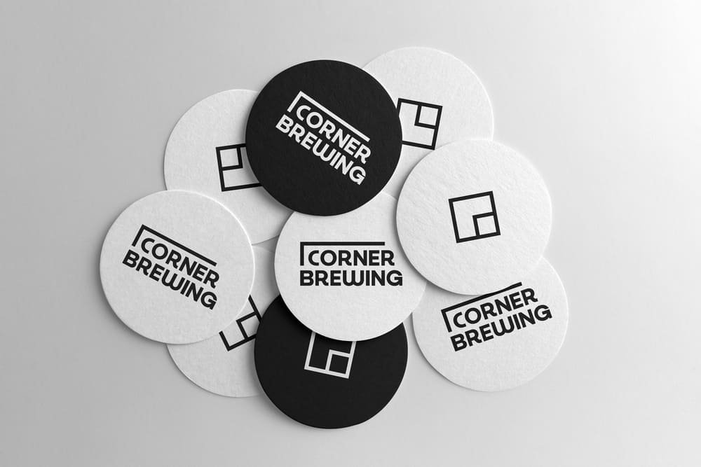 corner brewing branding