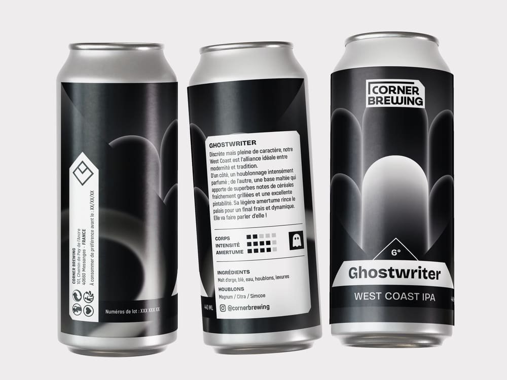 corner brewing ghostwriter packaging