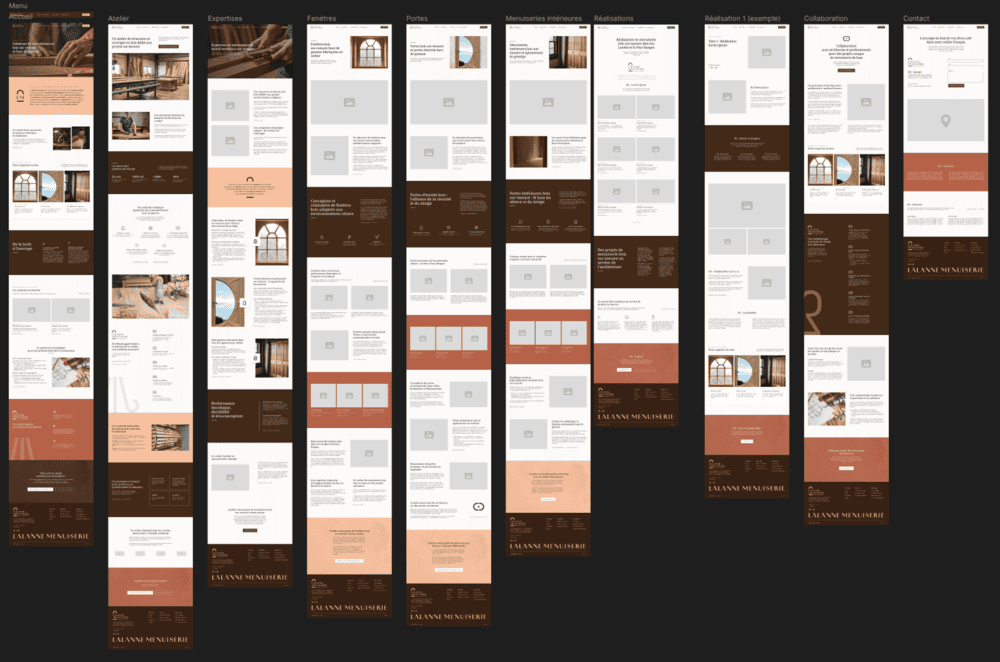 lalanne menuiserie webdesign